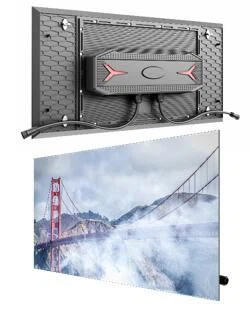 OFM-Serie Outdoor Light Weight und Slim Front Service 2ftx1ft IP68 modulares LED-Panel mit ultrahoher Helligkeits-Unterstützungs-LED-Würfel für digitale Außenwand